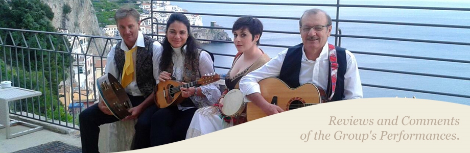 Music for weddings on the Amalfi Coast.